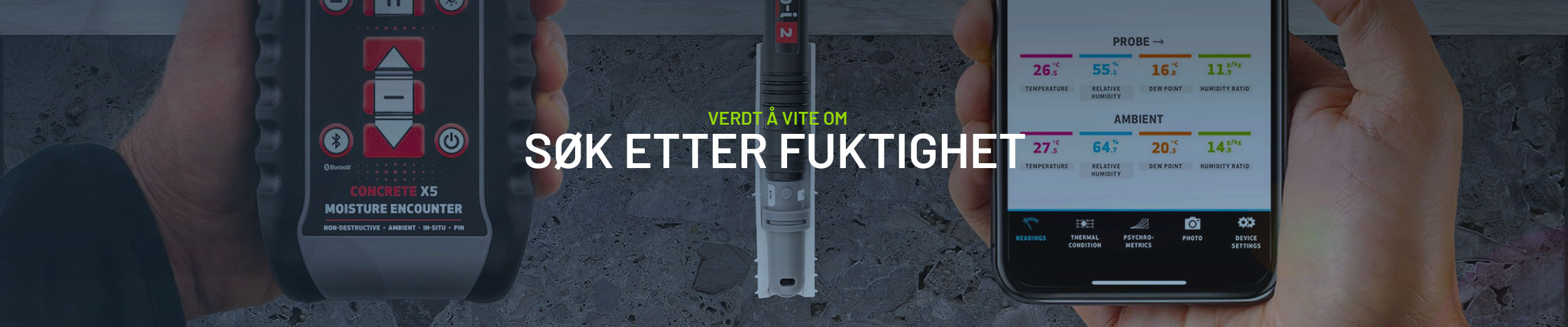 Søg efter fugtighed